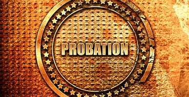 seal with the word Probation in metal