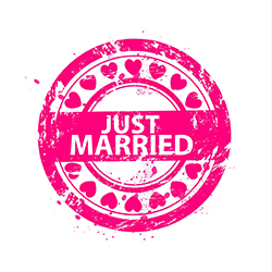 Just Married logo