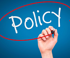 Policy circled