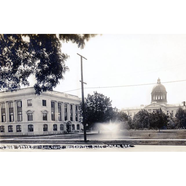 supreme court with old capitol