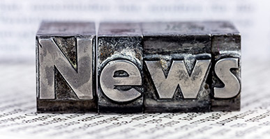 Stamp with word News