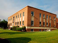 Picture of the front of the Harney courthouse