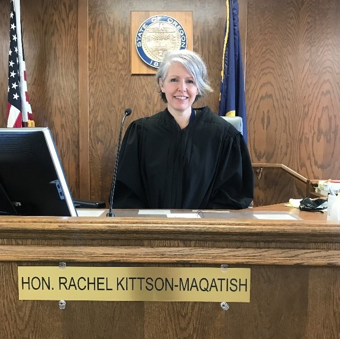 Oregon Judicial Department Judge Rachel Kittson Maqatish Going To Court State Of Oregon