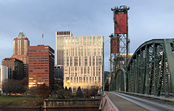 Picture of the front of the Multnomah courthouse