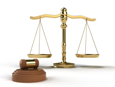 Scales on desk