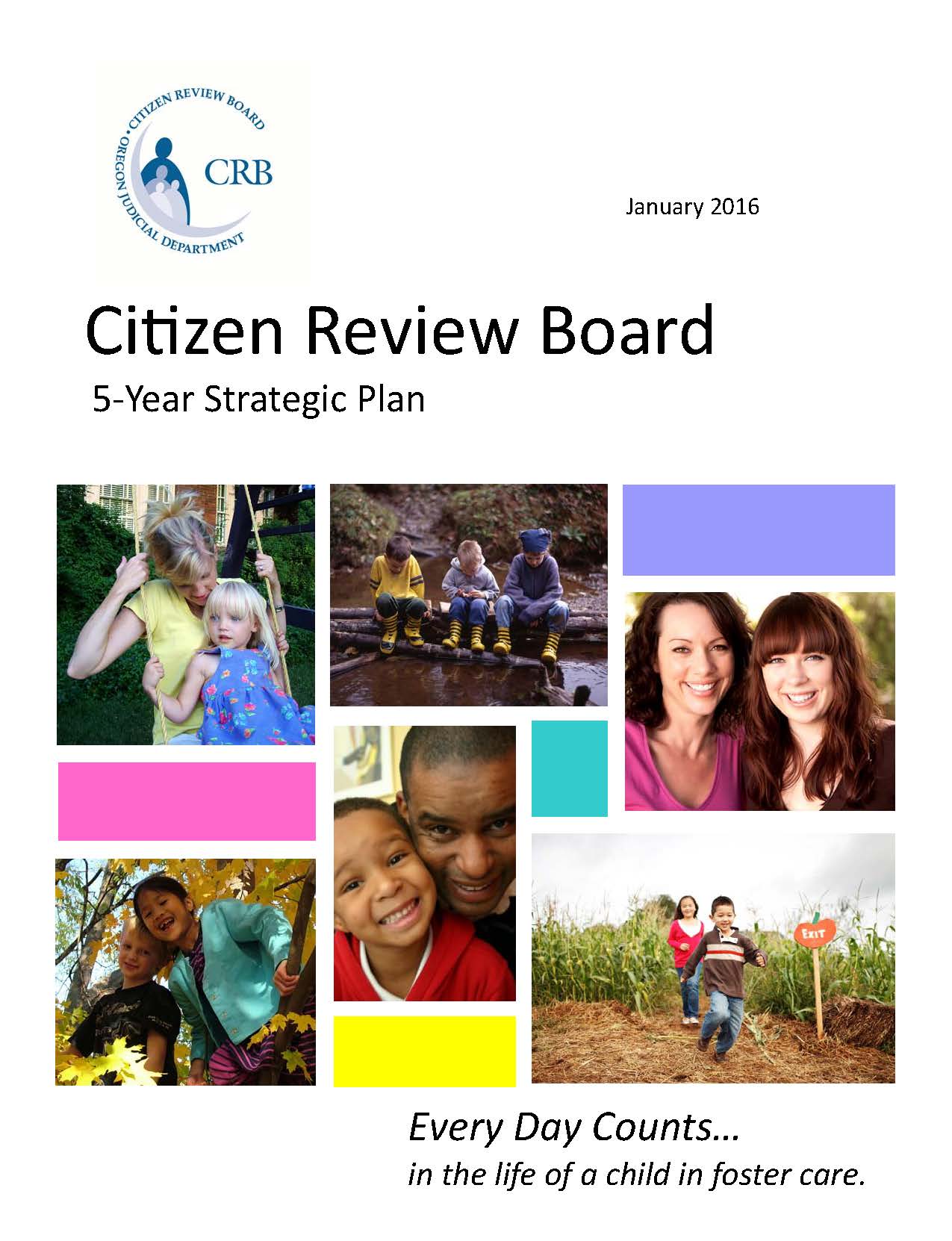 CRB Strategic Plan Front Cover