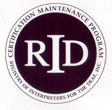 Registry of Interpreters for the Deaf RID Logo