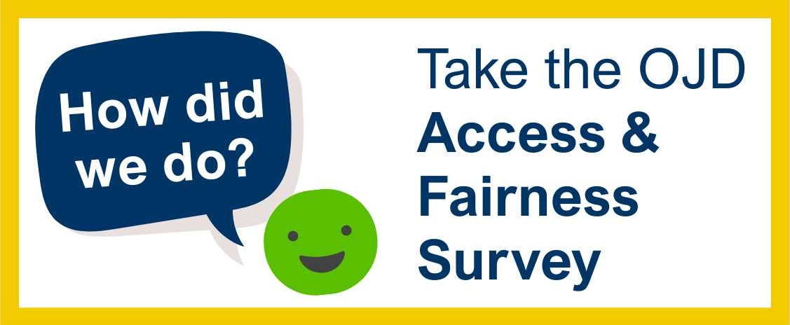 Survey homepage button